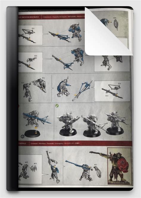 These miniatures are supplied unpainted and require some assembly - we recommend using Citadel Glue and Paints. . Gutrippaz assembly instructions